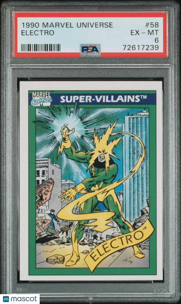 1990 Marvel Electro #58 PSA 6