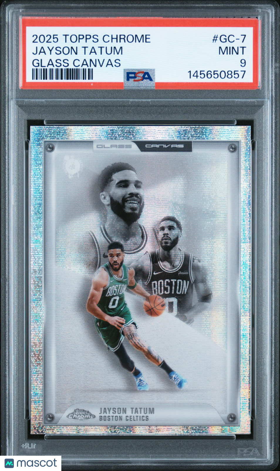 2025 Topps Chrome Glass Canvas Jayson Tatum #GC-7 PSA 9