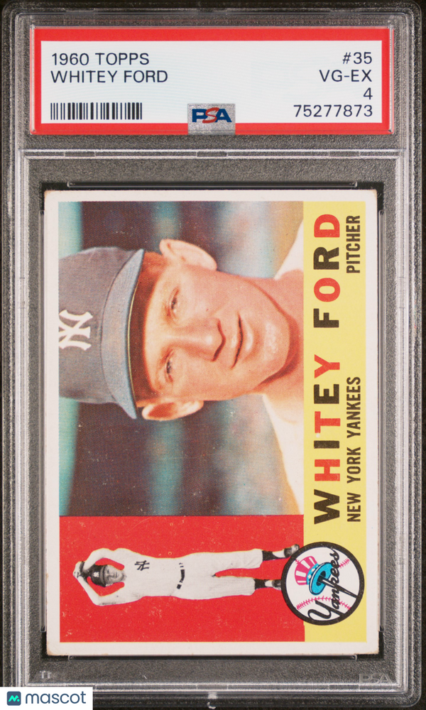 1960 Topps Whitey Ford #35 PSA 4 Baseball