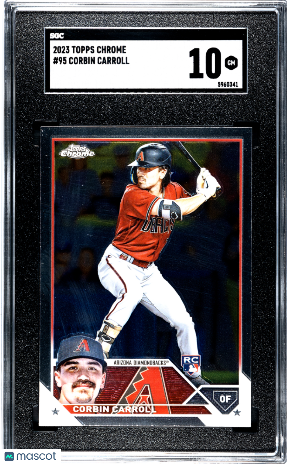 2023 Topps Chrome Corbin Carroll #95 SGC 10