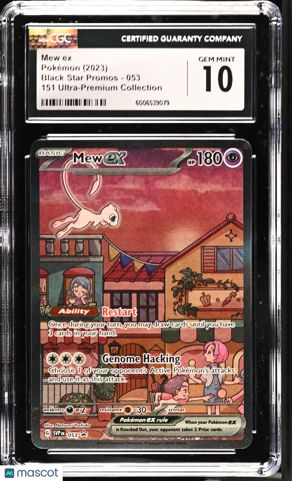 2023 Pokemon Black Star Promos Mew ex #053 CGC 10