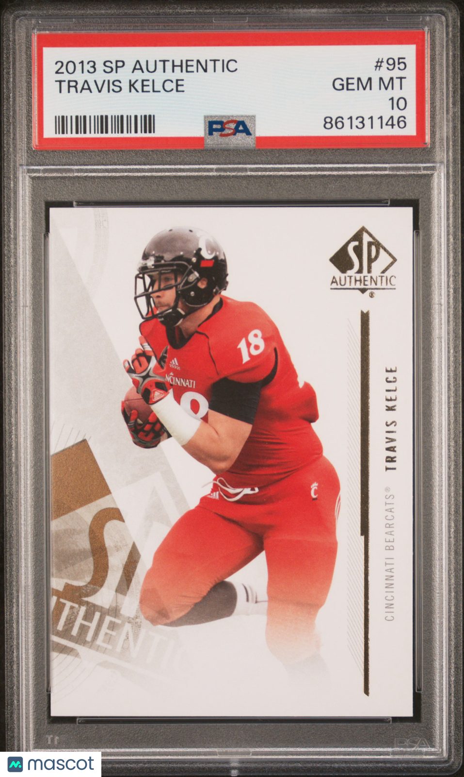 2013 SP Authentic Travis Kelce #95 PSA 10