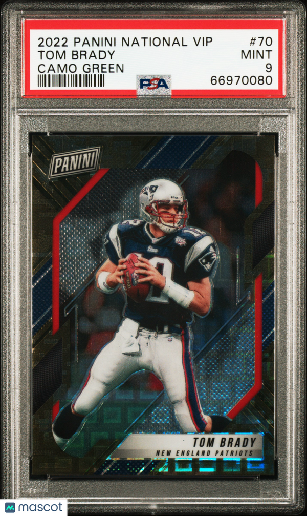 2022 Panini National Vip Tom Brady #70 PSA 9 Multi-Sport