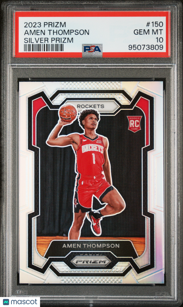 2023 Panini Prizm Amen Thompson Silver Prizm Rookie #150 PSA 10