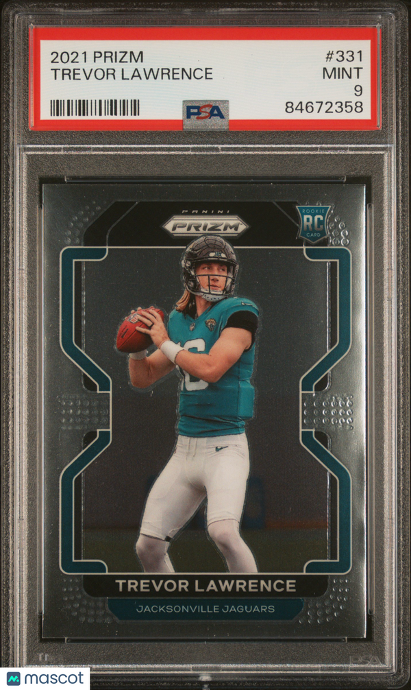 2021 Panini Prizm Trevor Lawrence #331 PSA 9 Football