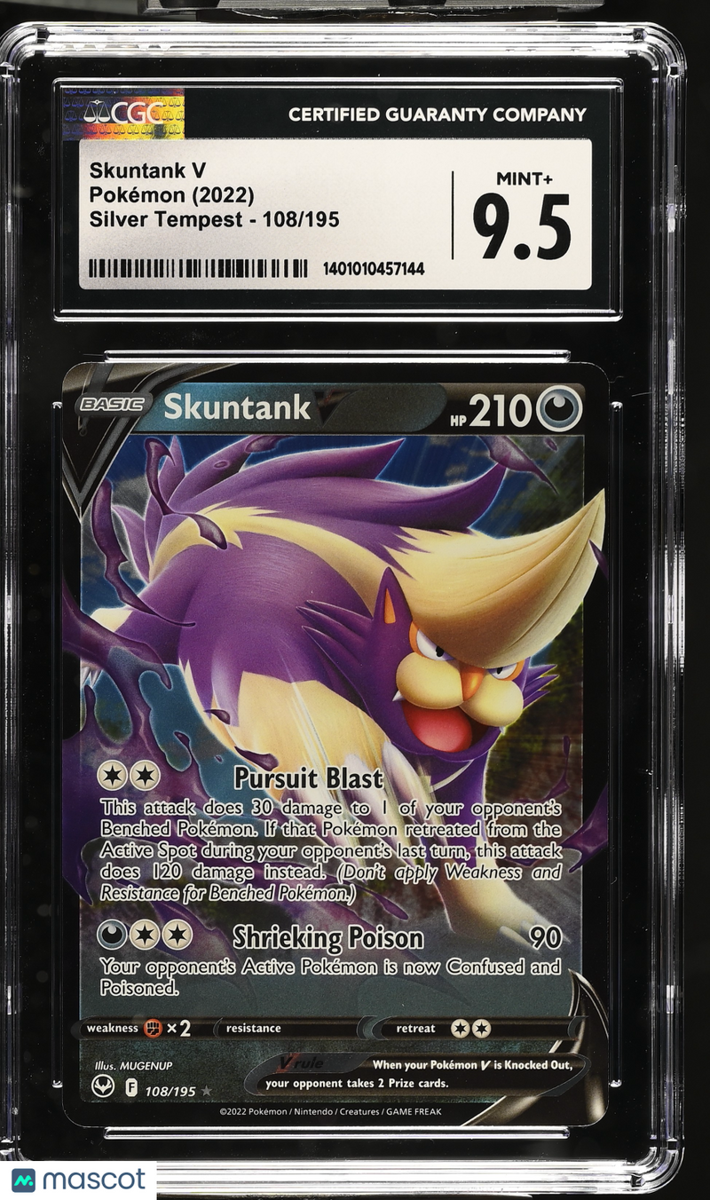 2022 Silver Tempest Pokémon Skuntank V