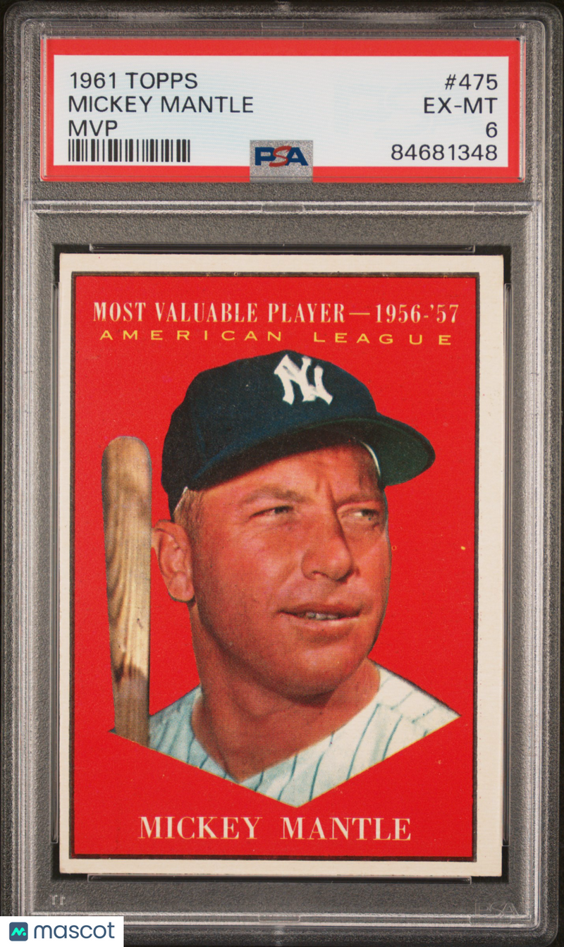 1961 Topps Mickey Mantle