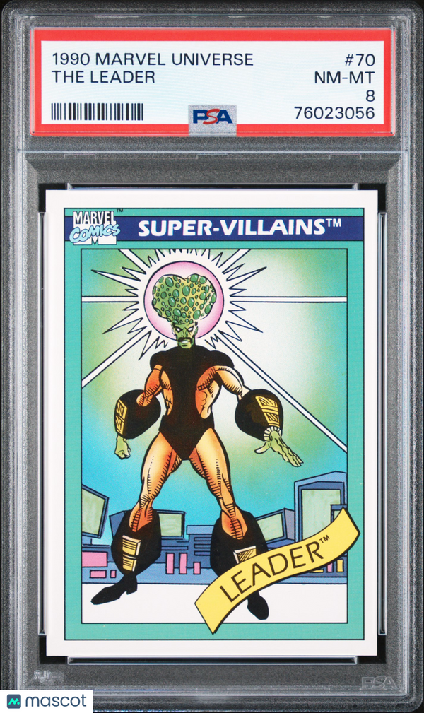 1990 Marvel The Leader #70 PSA 8