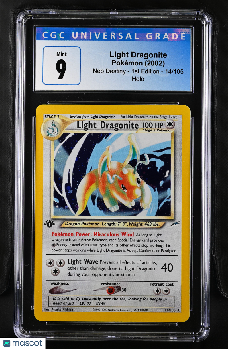 2002 Pokémon Neo Destiny - 1st Ed. Light Dragonite