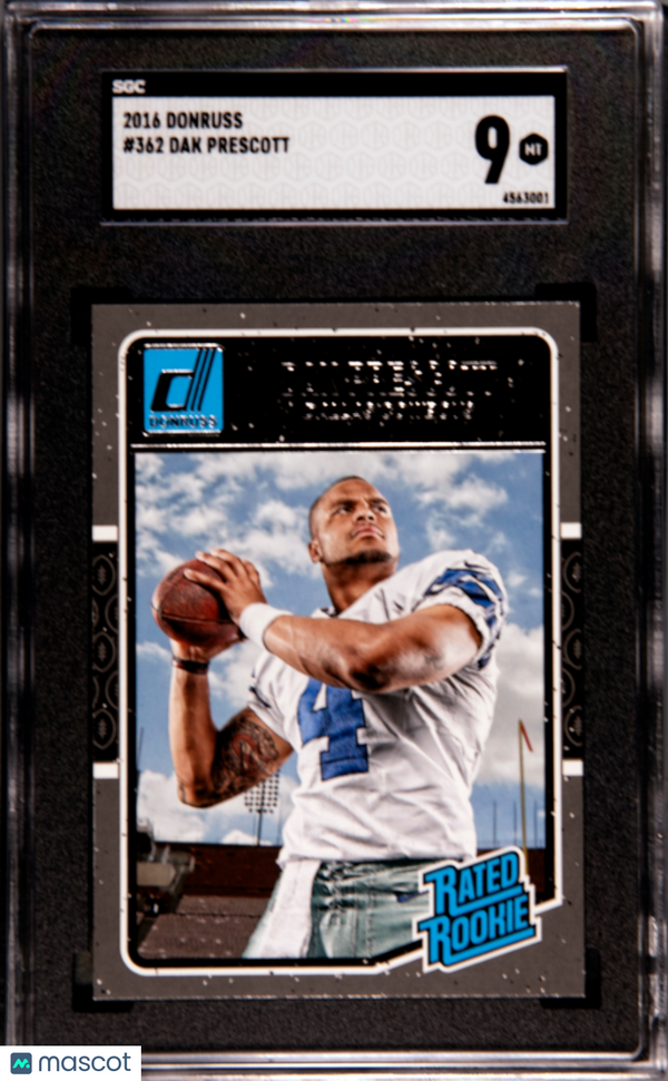 2016 Donruss Dak Prescott #362 SGC 9 Football