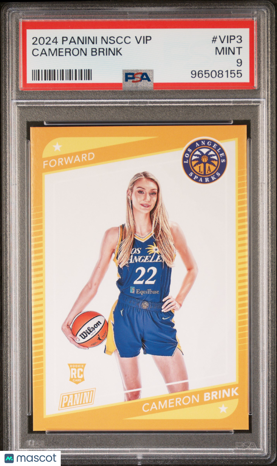 2024 Panini National Sports Collectors Convention Promo Pack Cameron Brink PSA 9