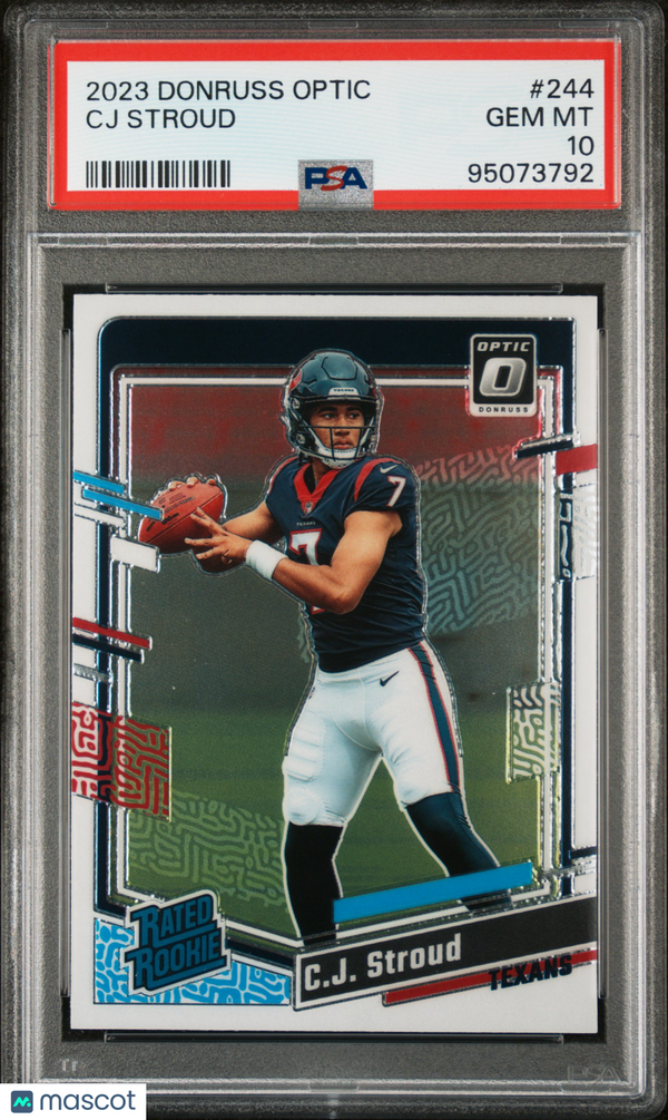 2023 Panini Donruss Optic CJ Stroud #244 PSA 10 Football