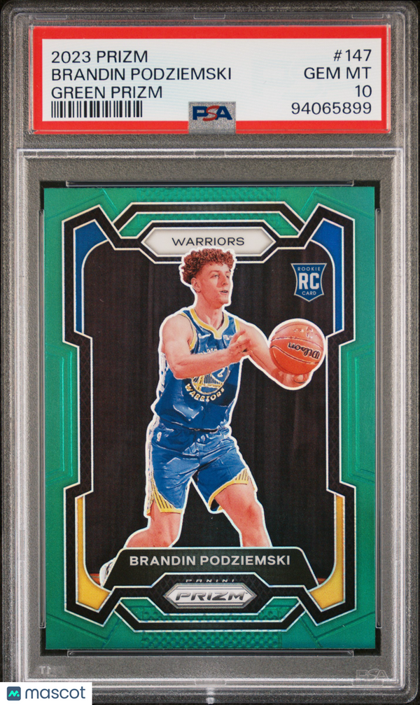 2023 Panini Prizm Brandin Podziemski #147 PSA 10 Basketball