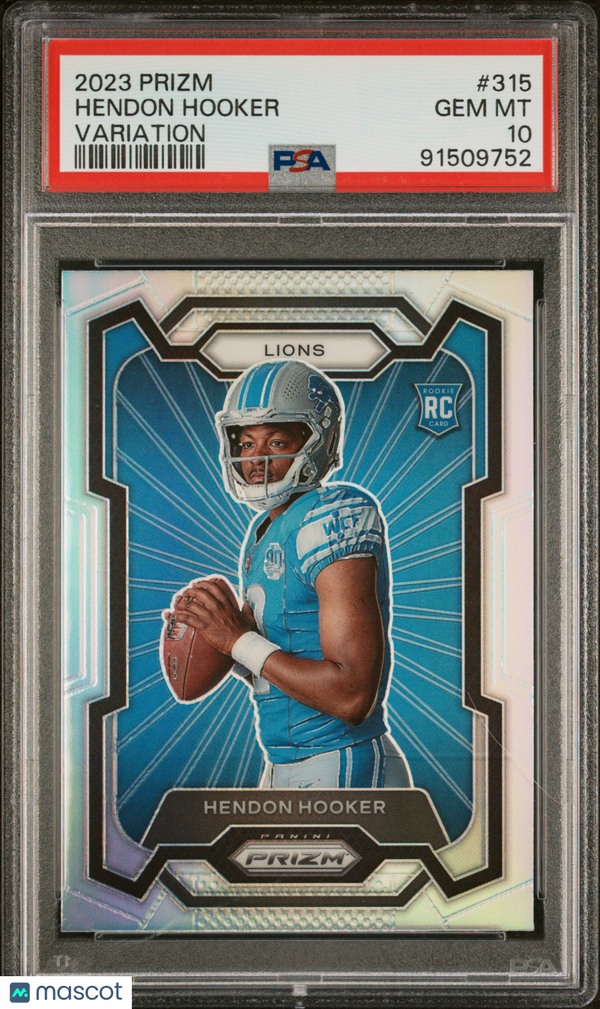 2023 Panini Prizm Hendon Hooker Variation #315 PSA 10