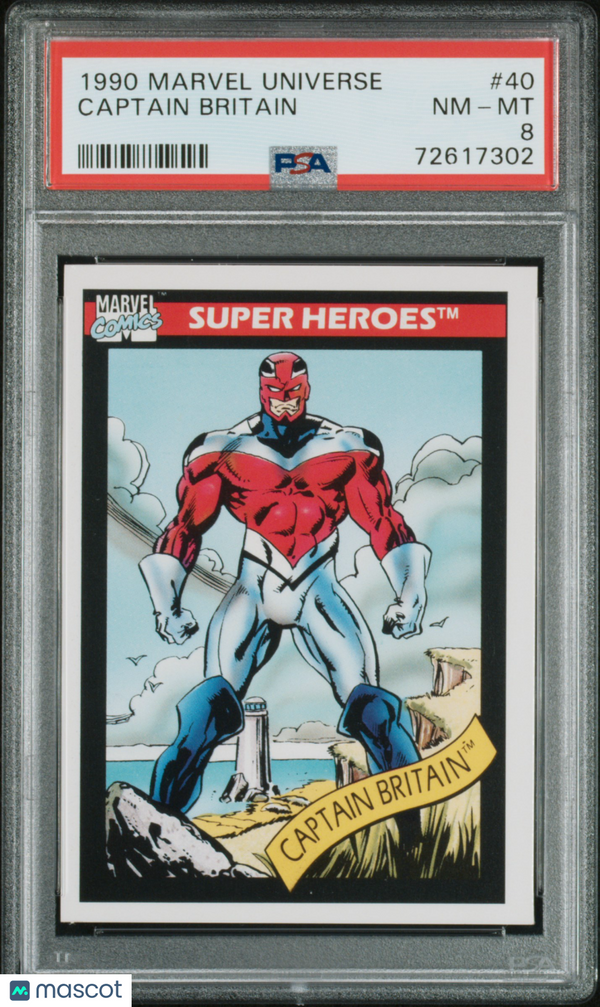 1990 Marvel Captain Britain #40 PSA 8