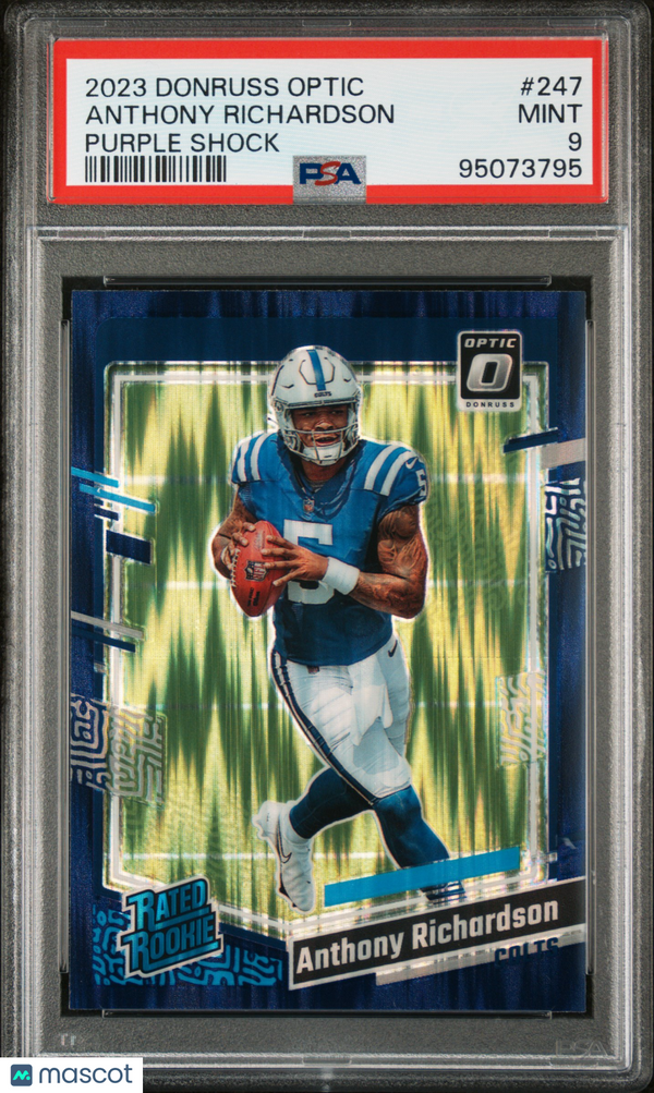 2023 Panini Donruss Optic Anthony Richardson #247 PSA 9 Football