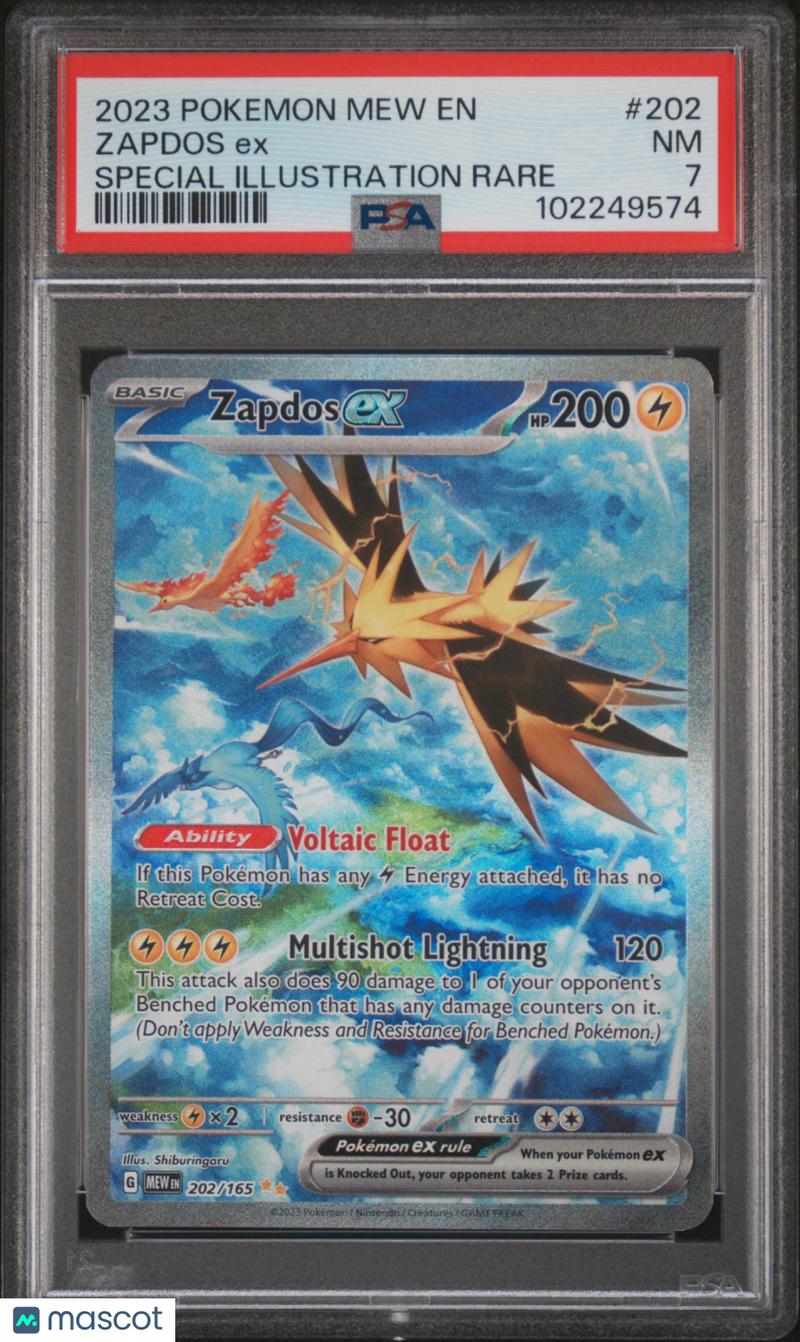 2023 Pokemon Zapdos EX