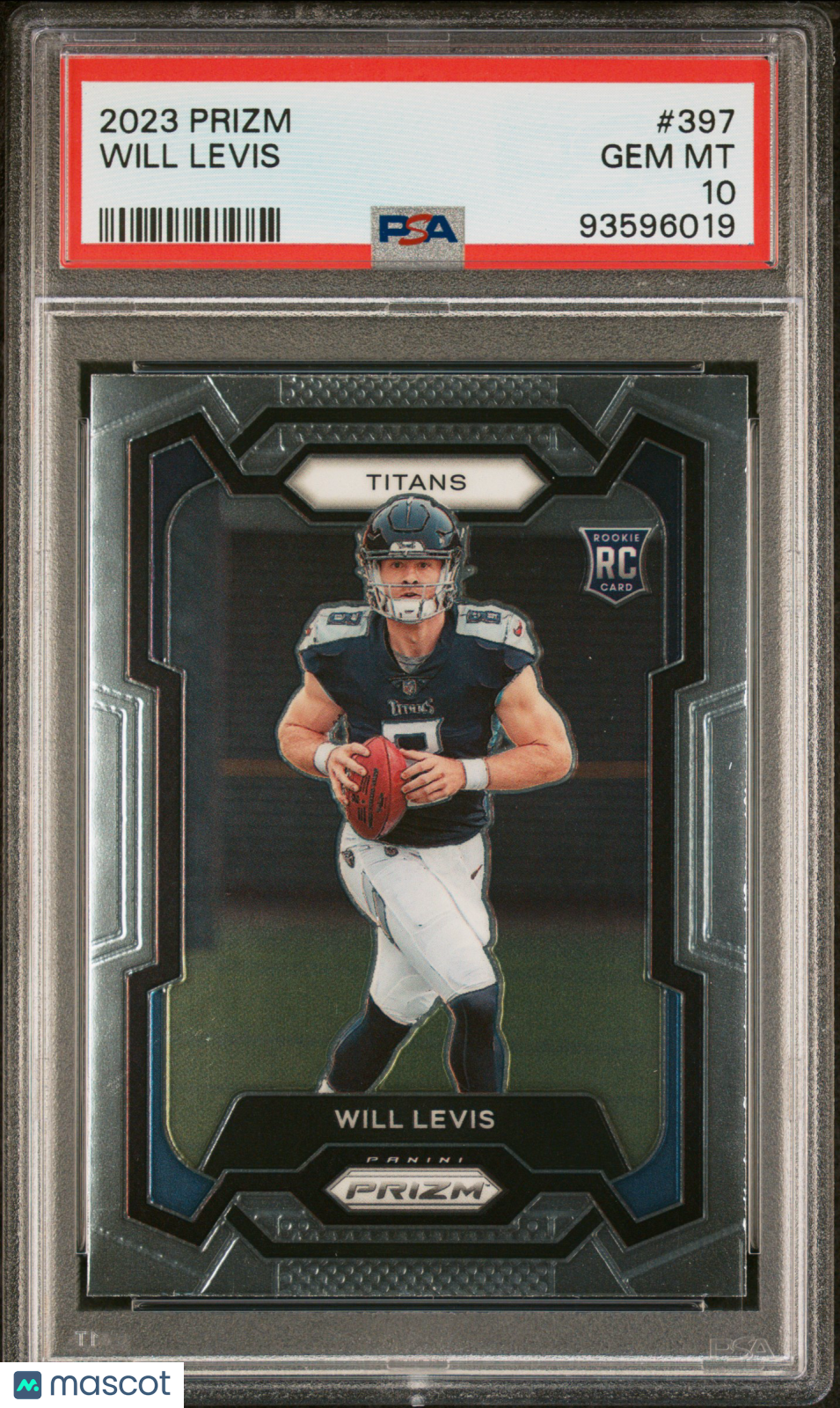 2023 Panini Prizm Will Levis #397 PSA 10 GEM MINT Rookie Tennessee Titans