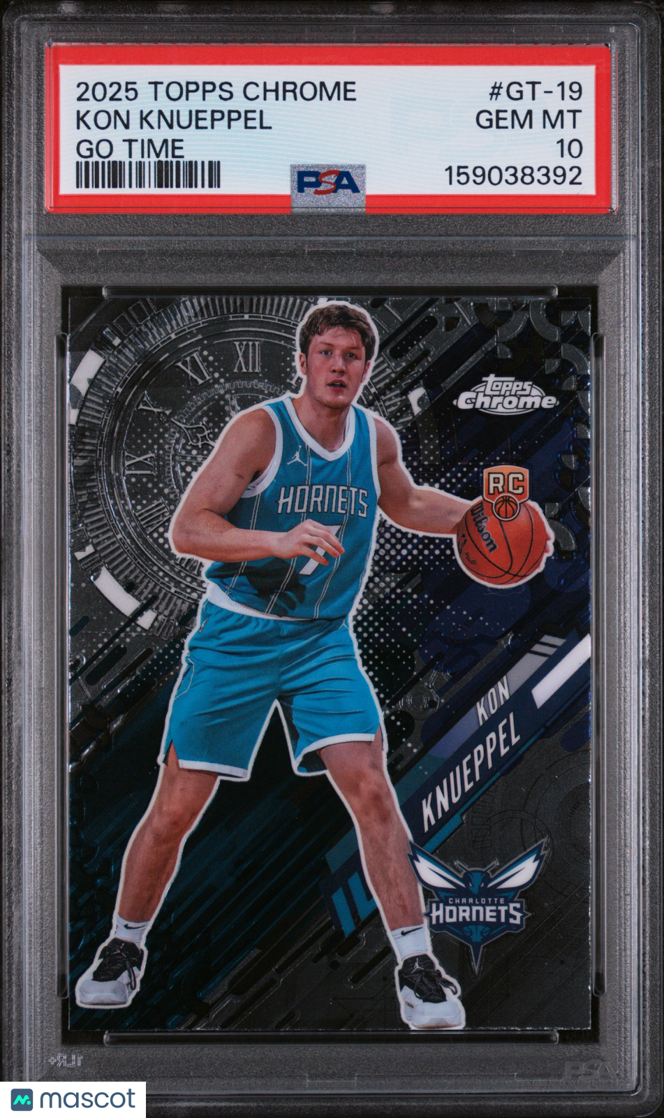 2025 Topps Chrome Go Time Kon Knueppel #GT-19 PSA 10