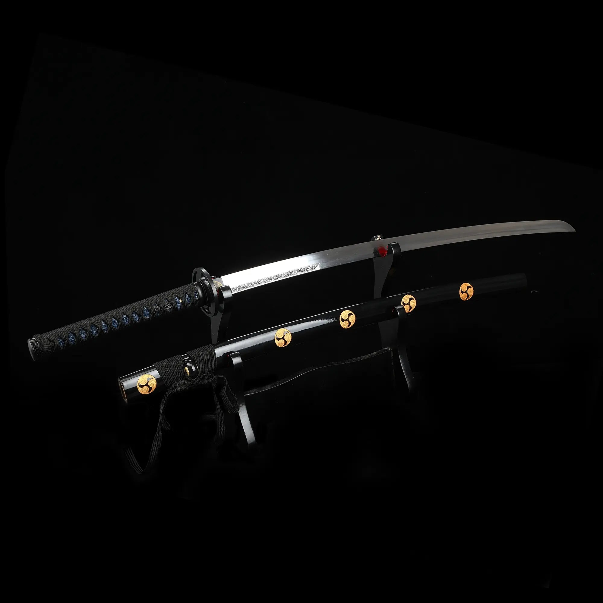 Handmade Full Tang Katana Sword 1095 Carbon Steel With Engraving Craft Scabbard