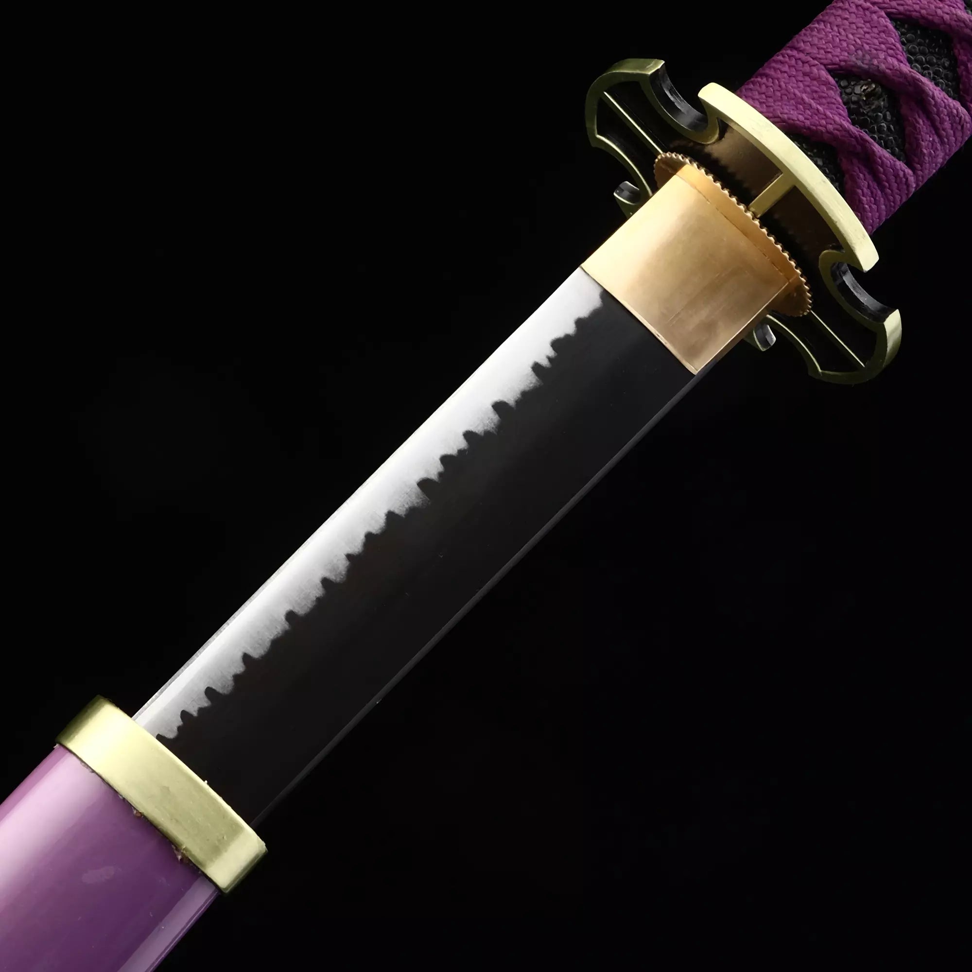 Handmade Luffy’s Sword Nidai Kitetsu Katana One Piece
