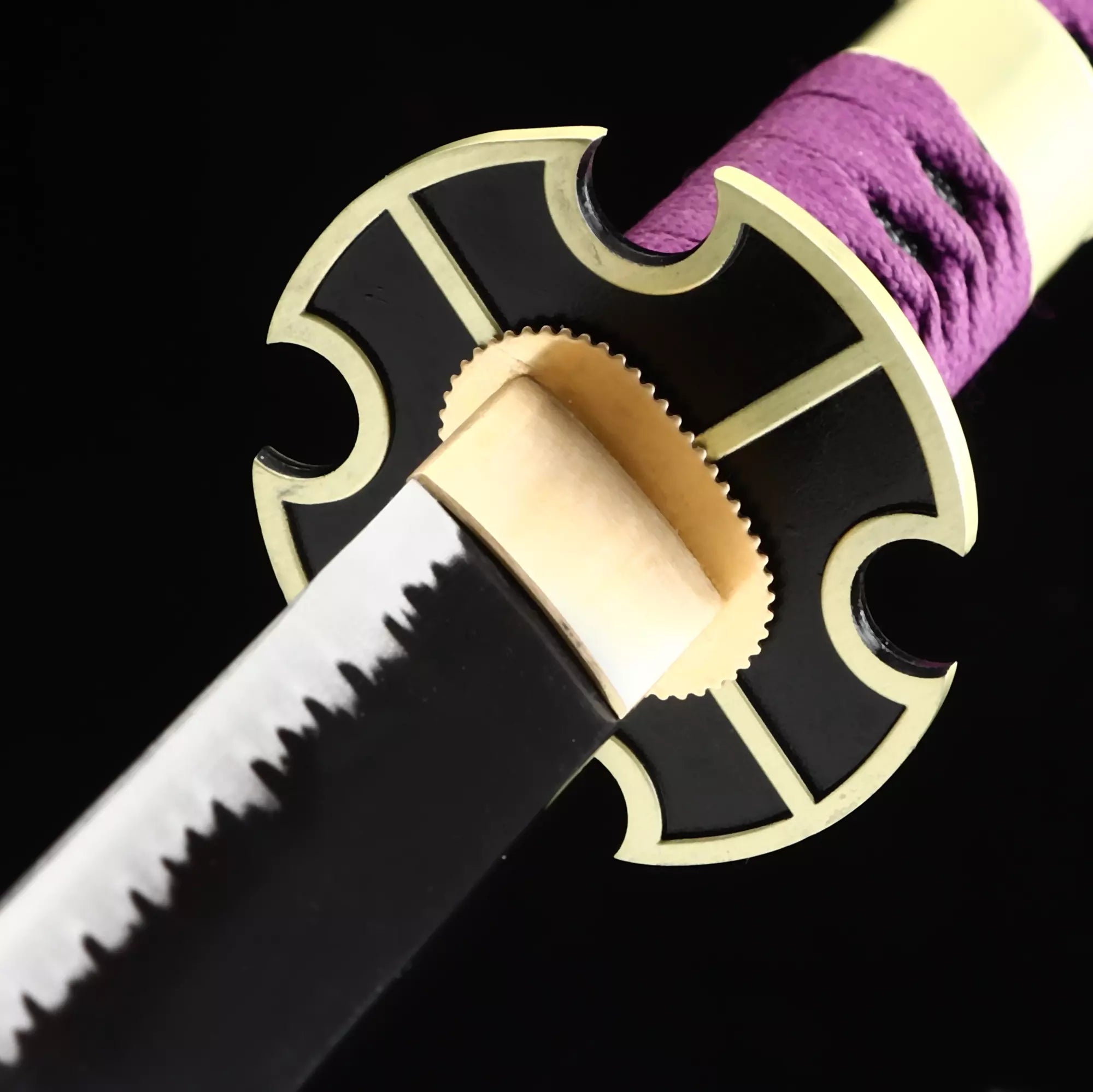 Handmade Luffy’s Sword Nidai Kitetsu Katana One Piece