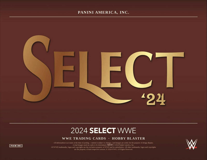 HOBBY 2024 Panini Select WWE Wrestling Hobby Blaster Box (6 Inserts/Prizms) Exclusive Green Flash