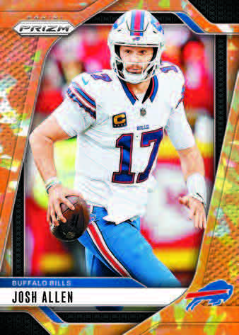 Hobby 2024 Panini Prizm Football Blaster Box (Orange Ice Prizms) - NFL Blaster