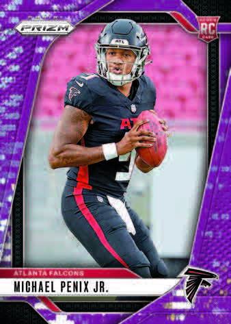 Hobby 2024 Panini Prizm Football Mega Box (Purple Pulsar Prizms) NFL Blaster