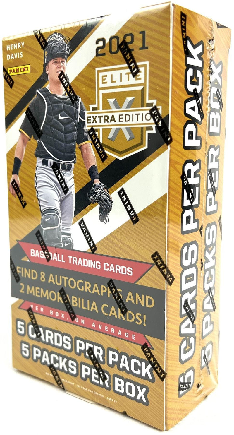 2021 Panini Elite Extra Edition Baseball Hobby Box(8 Autos / 2 Mem)