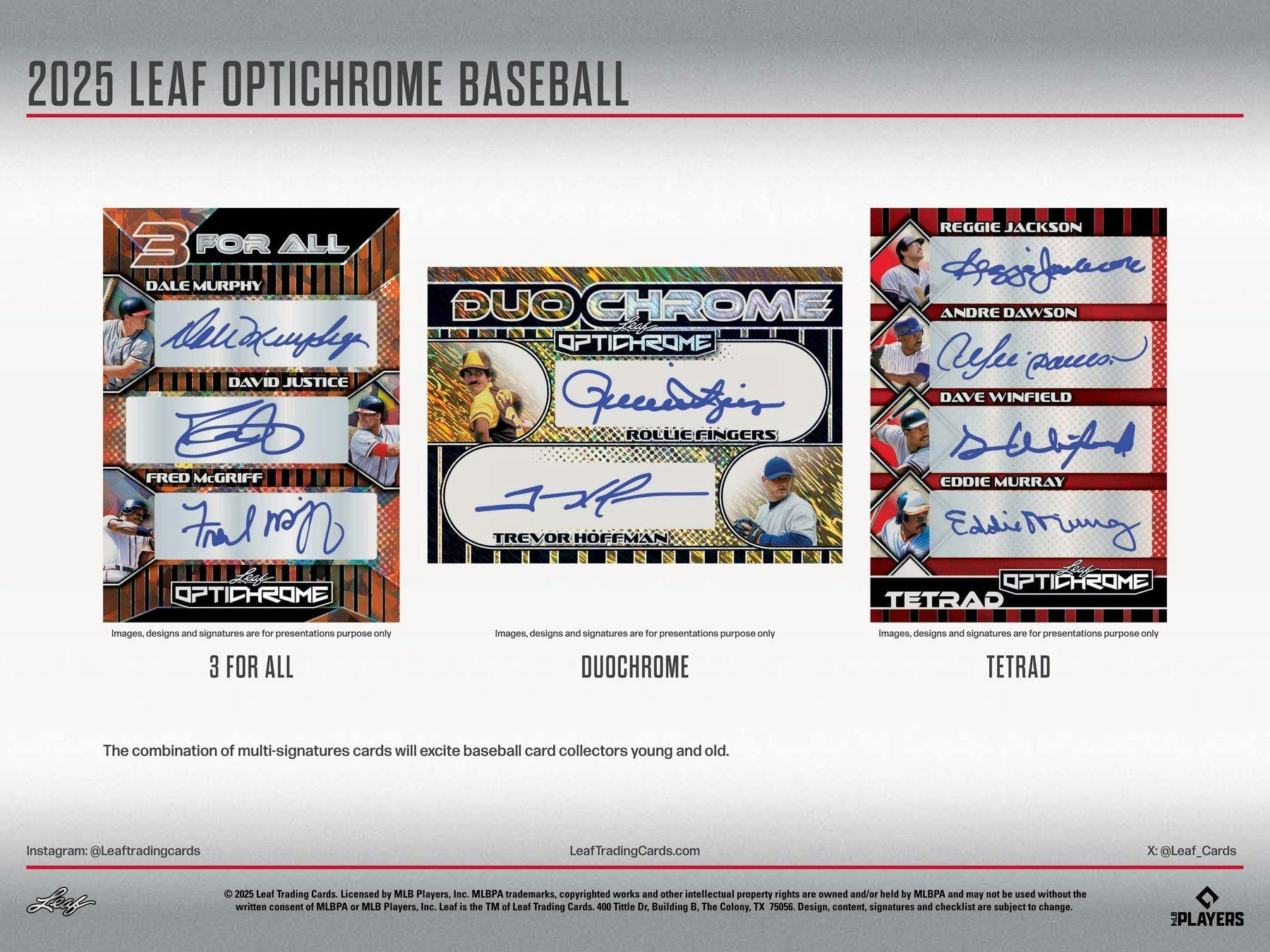 Jumbo 2025 Leaf Optichrome Baseball Hobby Box (12 Autos) - MLB Hobby Box