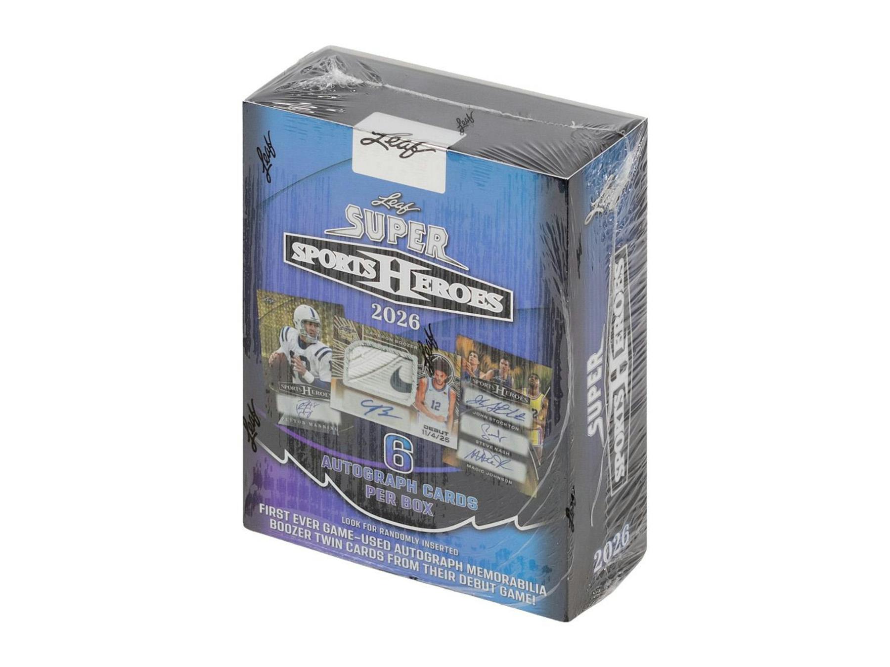 Jumbo 2026 Leaf Metal Super Sports Heroes Hobby Box (6 Autos) - Hobby Box