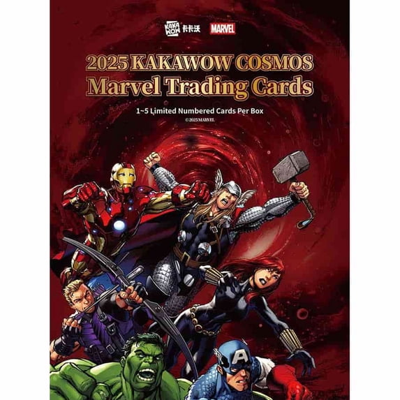 Kakawow 2025 COSMOS MARVEL Trading Cards Hobby Box (10 packs) - Trading Cards