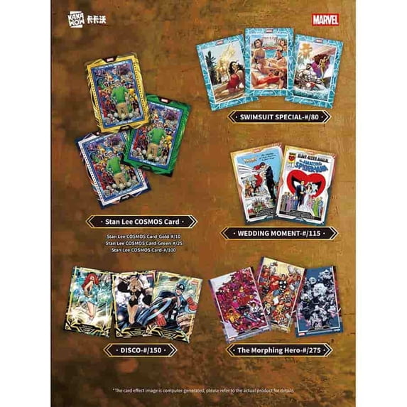 Kakawow 2025 COSMOS MARVEL Trading Cards Hobby Box (10 packs) - Trading Cards