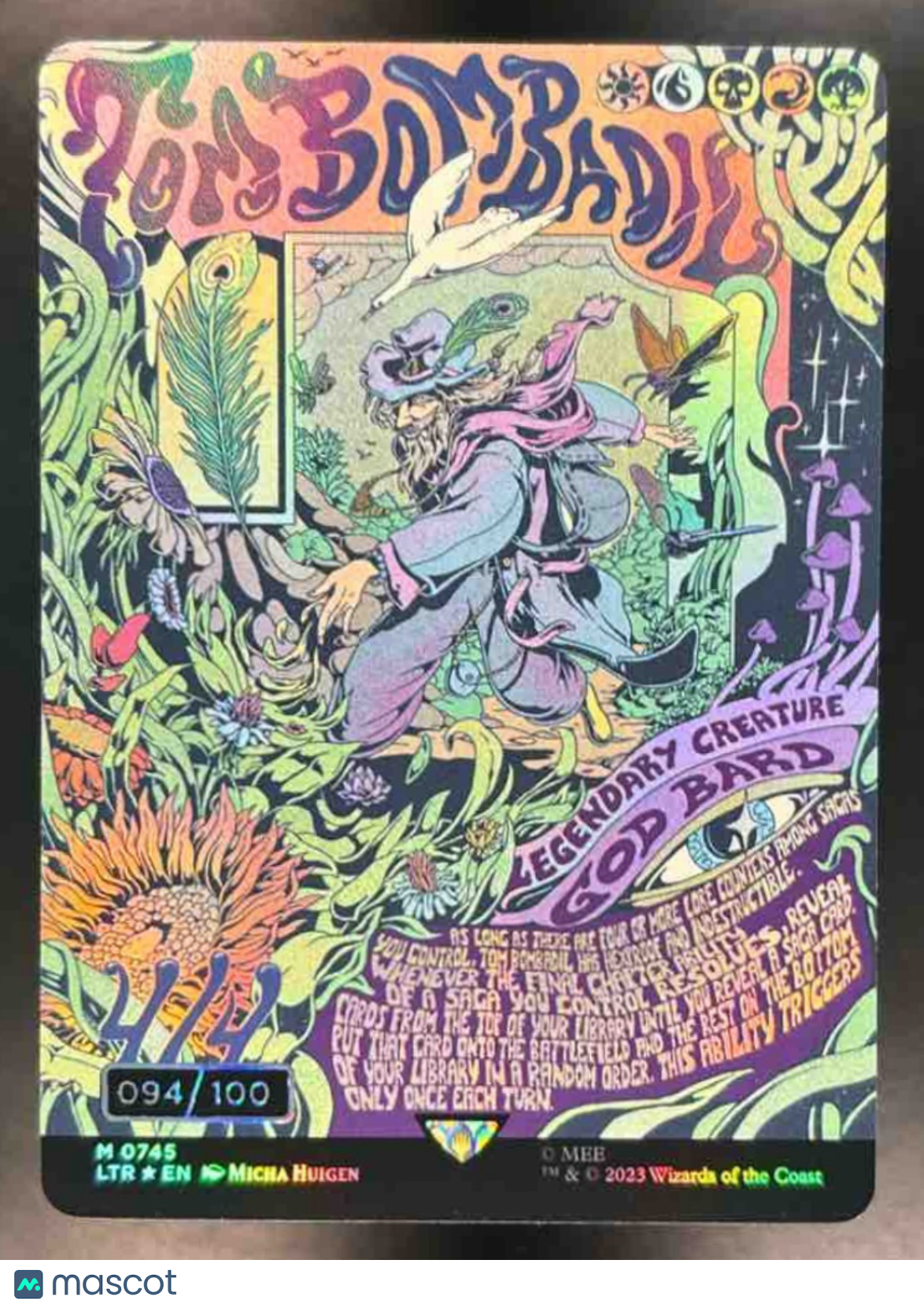 Magic The Gathering Lord of Rings Tales Middle-Earth Tom Bombadil/100 Serialized - TCG/CCG