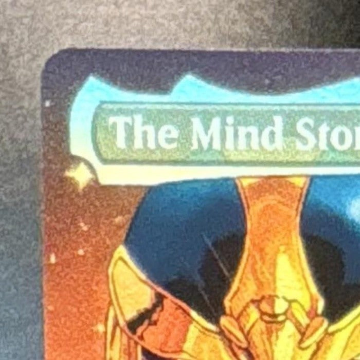 Magic The Gathering The Mind Stone Borderless Marvel Super Heroe Mythic Thanos - Non-Sports Cards