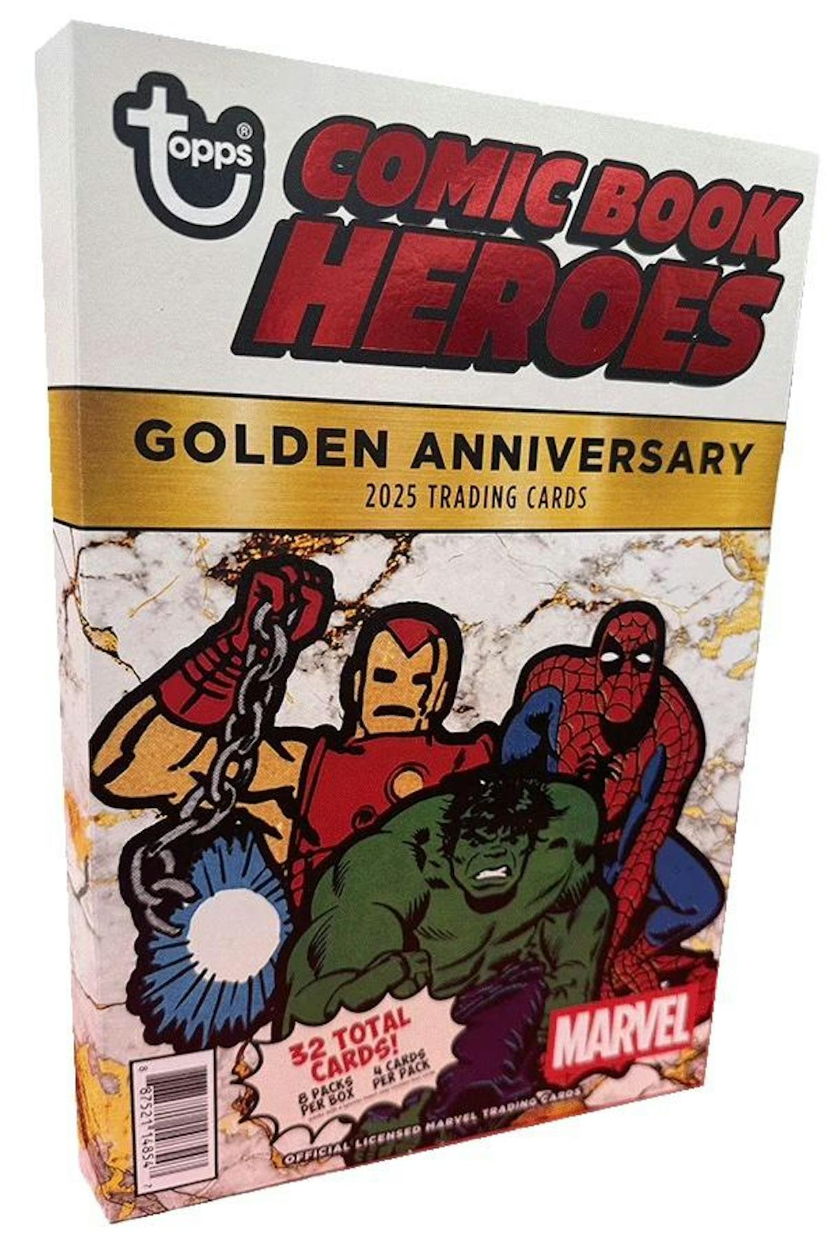 Marvel Comic Book Heroes 1975 Golden Anniversary Hobby Box (Topps 2025) - Trading Cards