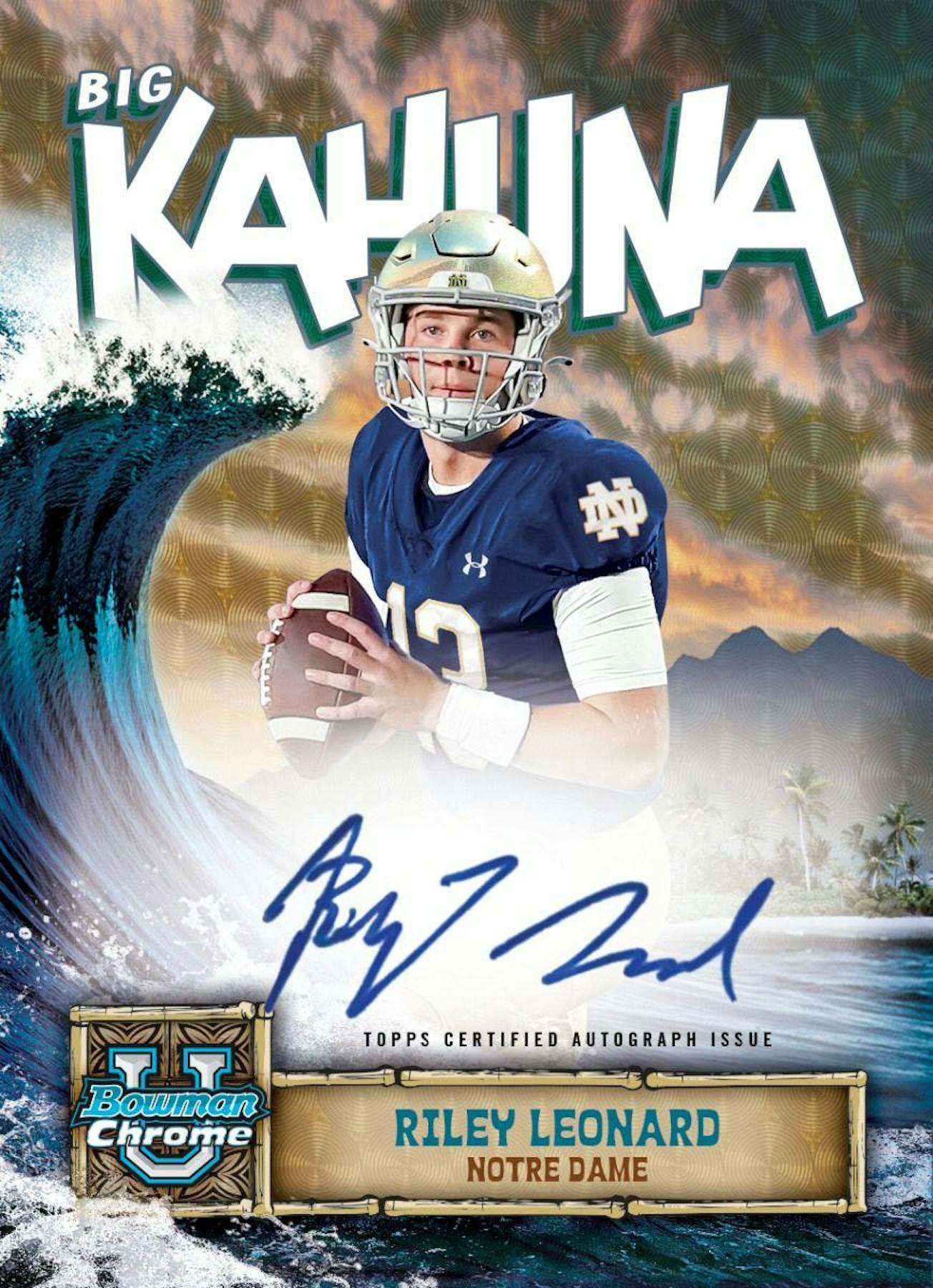 MEGA 2024 Bowman University Chrome Football Monster Box (1 Auto) - NFL Mega Box