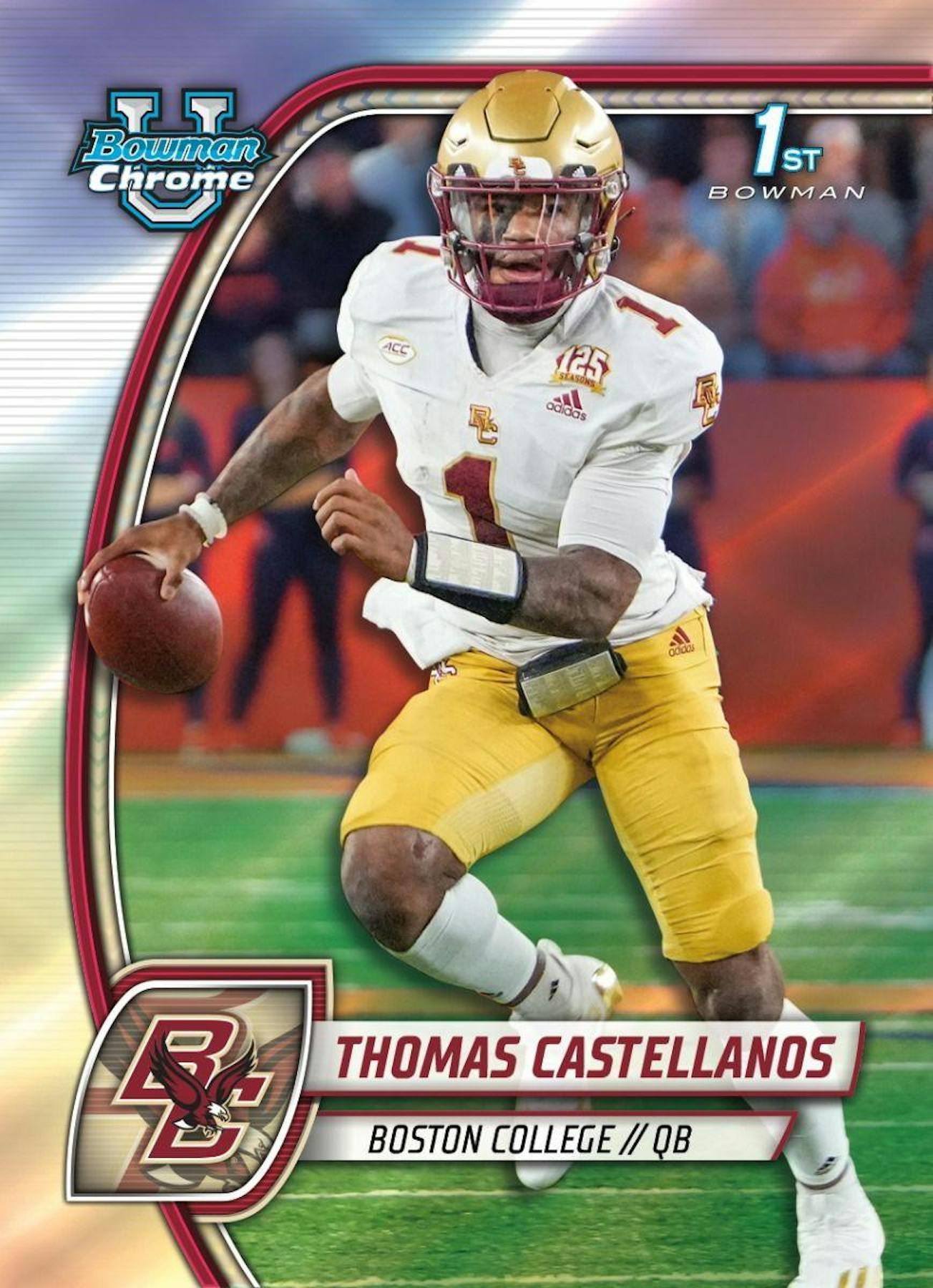 MEGA 2024 Bowman University Chrome Football Monster Box (1 Auto) - NFL Mega Box