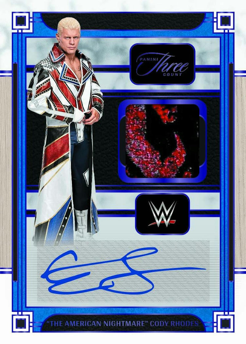 2024 Panini Three Count WWE Wrestling Hobby Box (2 Autos)  Dec 6th