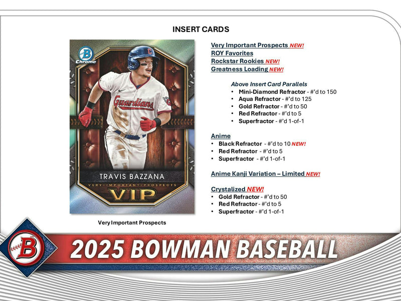 2025 Bowman Baseball Blaster Value Box (Green Parallels)
