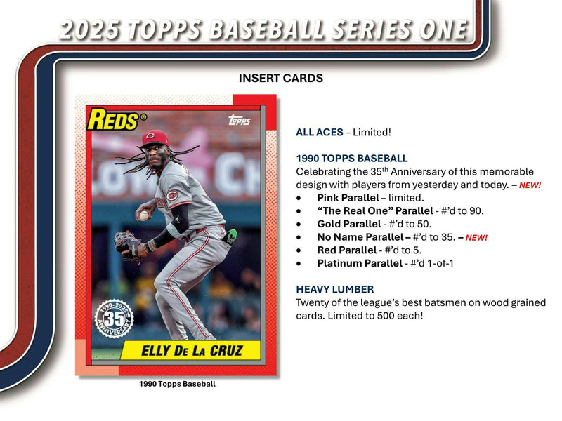 2025 Topps Series 1 Baseball Blaster Box (Holo Parallels)