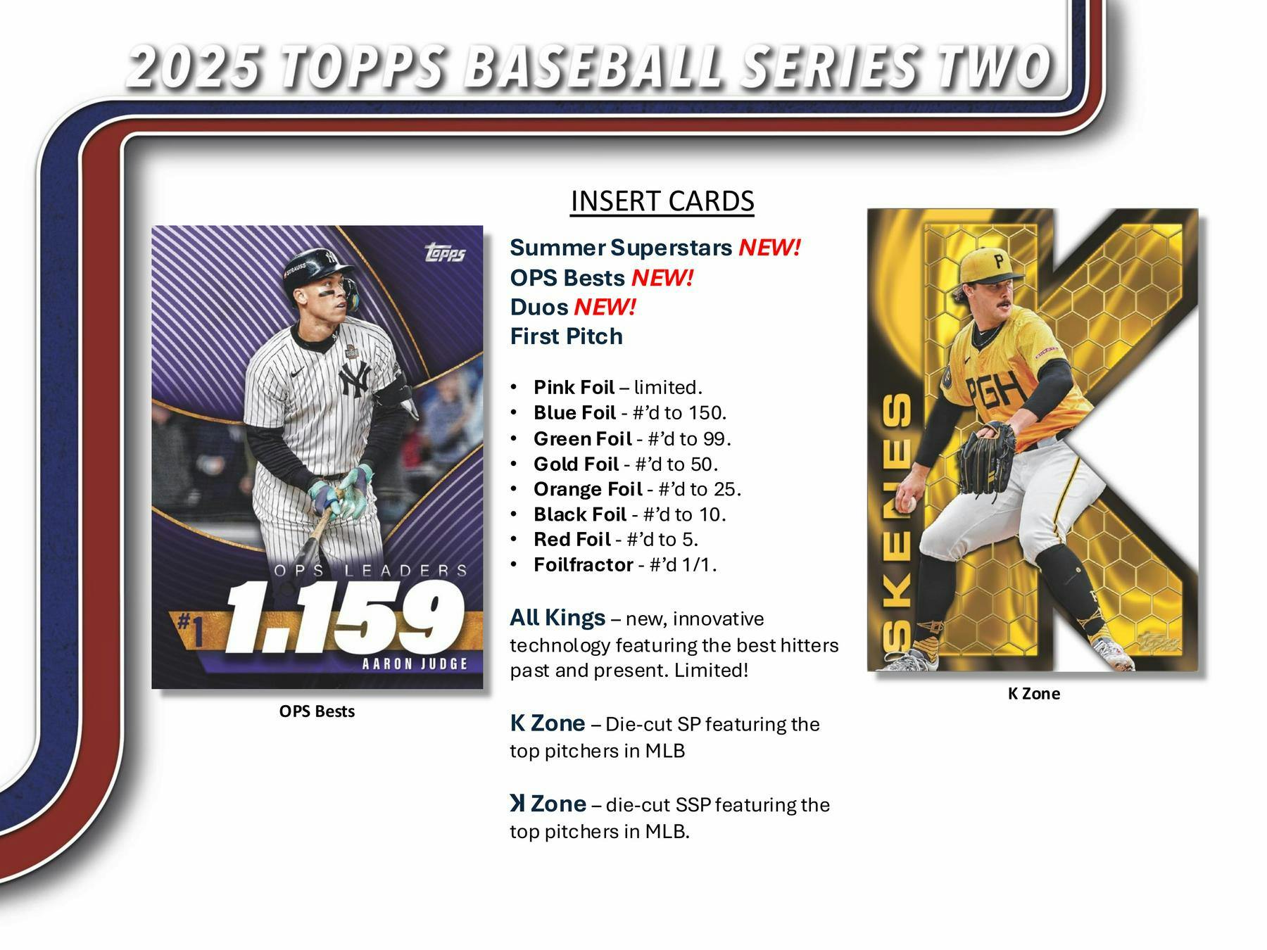 2025 Topps Series 2 MLB Baseball Hobby Jumbo Box  (1 Auto and 2 Relics) June 11th