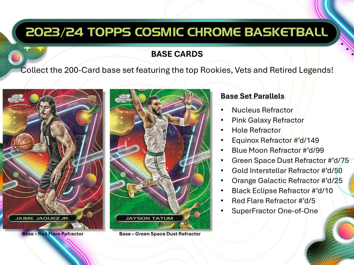2023 Topps Cosmic Chrome Baseball Hobby Box | DA Card World