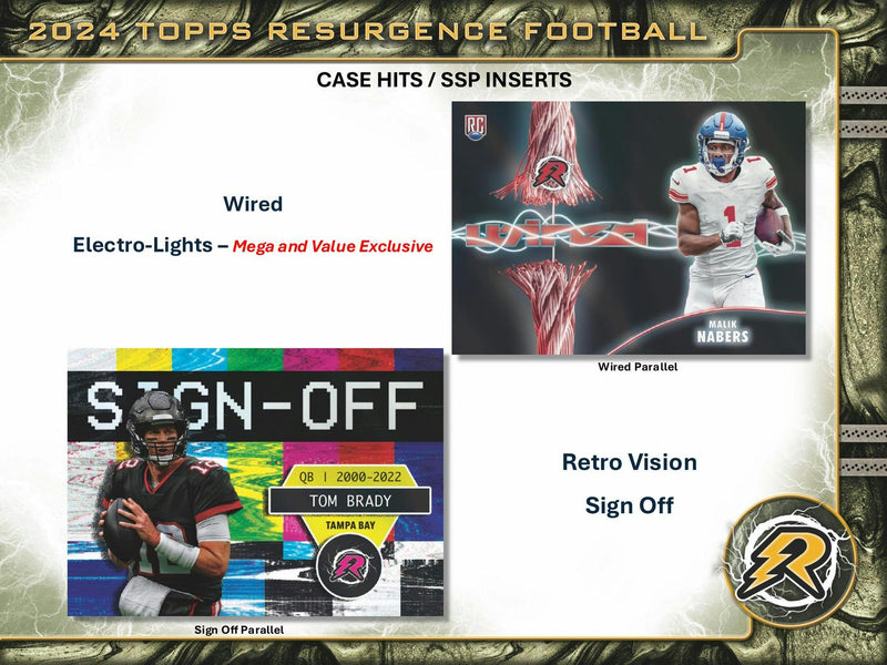 2024 Topps Resurgence Football Blaster Box (6 Rookie Cards) May 9th