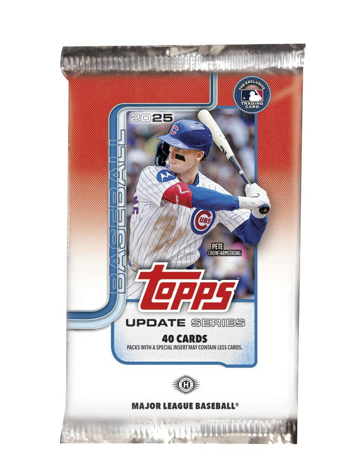 One Jumbo Hobby Pack or 2025 Topps Update Series Baseball (40 Cards) - MLB Hobby Box