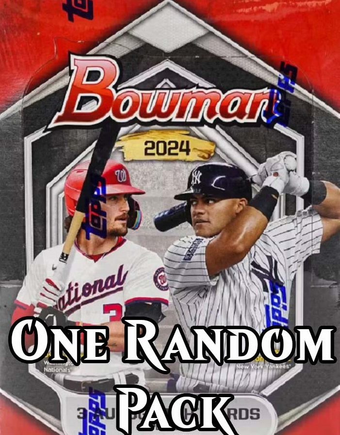 One Pack of 2024 Bowman Baseball Jumbo Hobby HTA (1 Pack) - MLB hobby