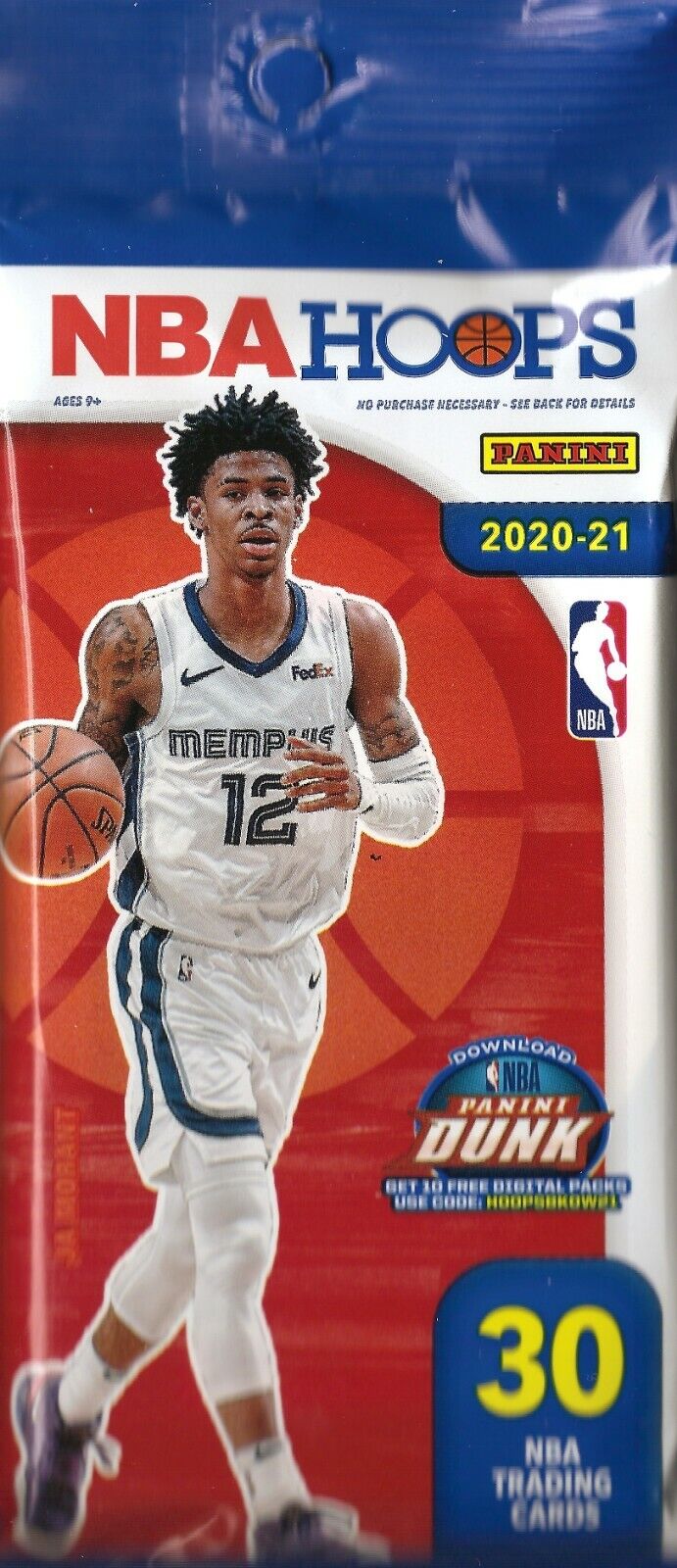 ONE PACK S T E A L PLAYOFF DEAL 2020/21 Panini NBA Hoops Basketball Jumbo Value Pack - NBA Packs