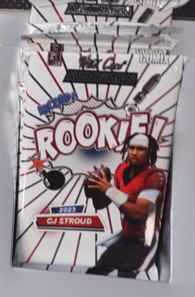 ONE SEALED PACK of 2023 Wild Card Alumination CJ Stroud Rookie COMIX - Football Box