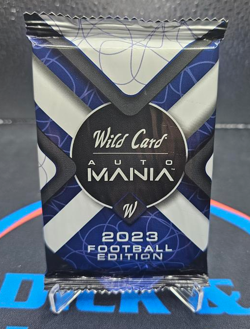 Pack of 2023 Wild Card Auto Mania Hobby Box Pro Look Football Edition RANDOM PACK (1 Auto) - Ripped Live - Football Box